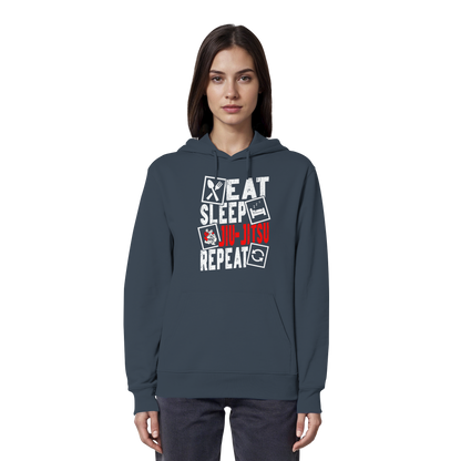 Eat Sleep Jiu-Jitsu Repeat - Organic Hoodie