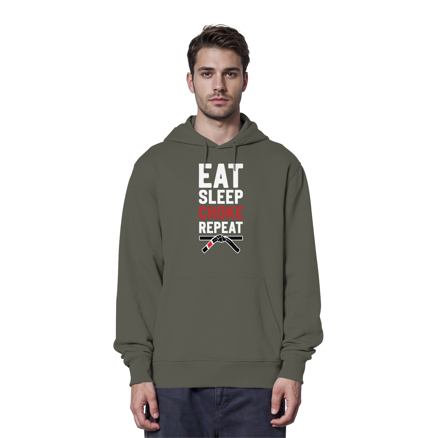 EAT. SLEEP. CHOKE. REPEAT. - Organic Hoodie