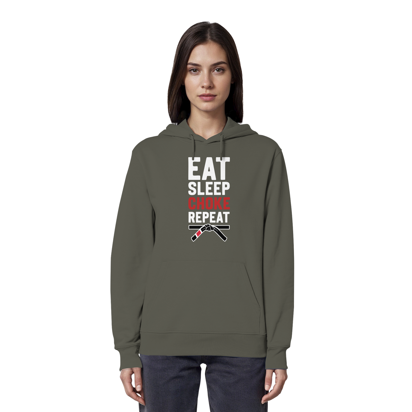 EAT. SLEEP. CHOKE. REPEAT. - Organic Hoodie