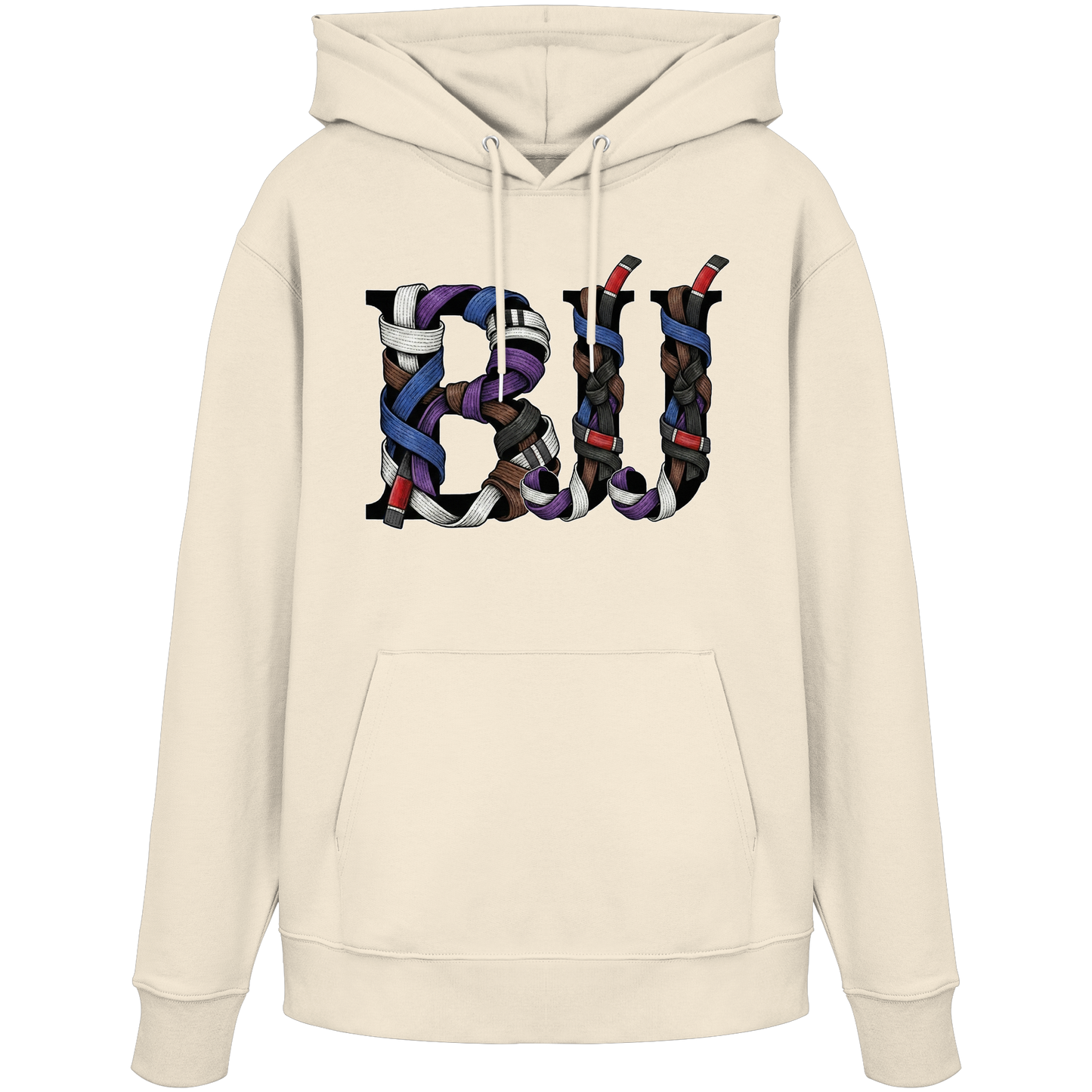 BJJ Belt Letters - Organic Hoodie
