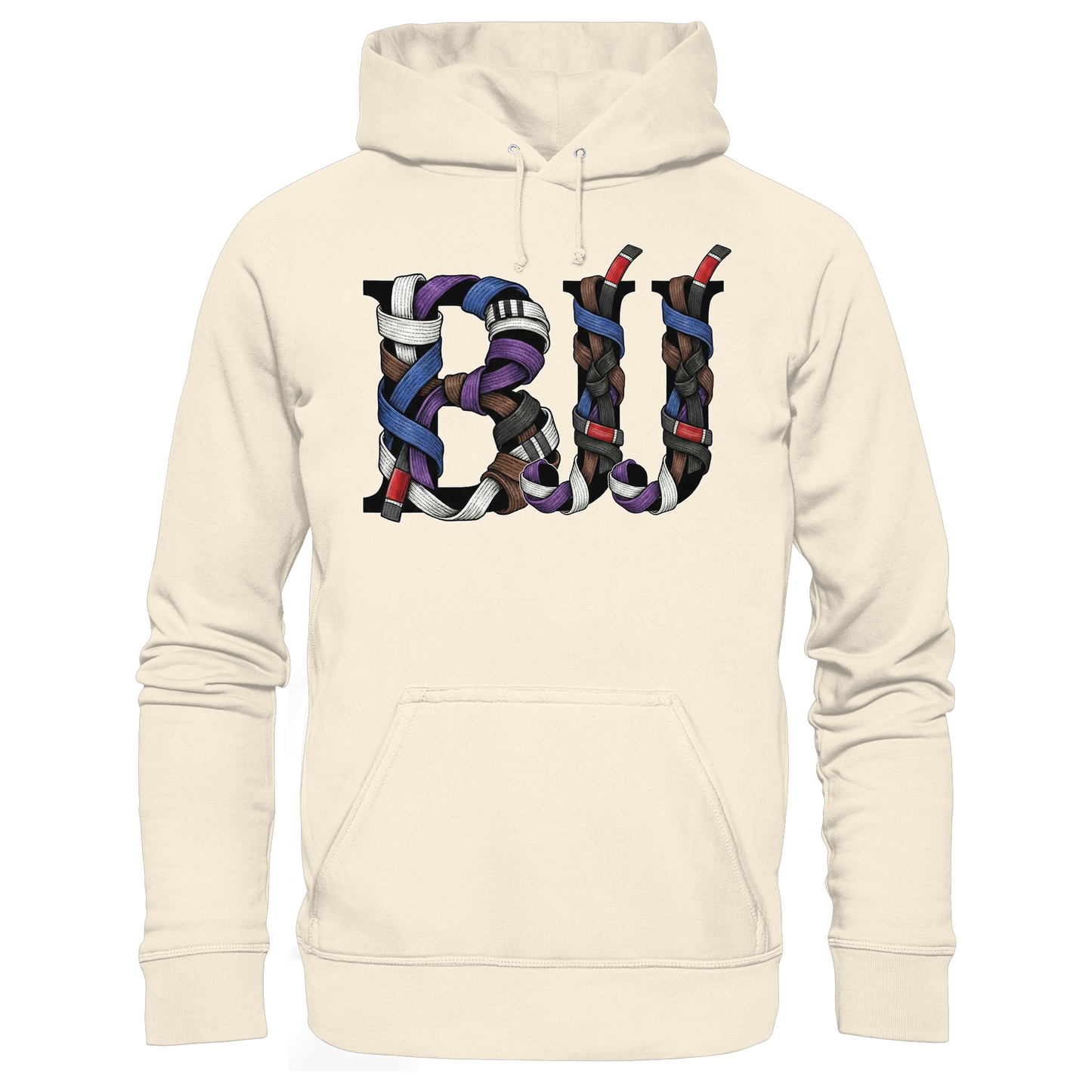 BJJ Belt Letters - Organic Hoodie