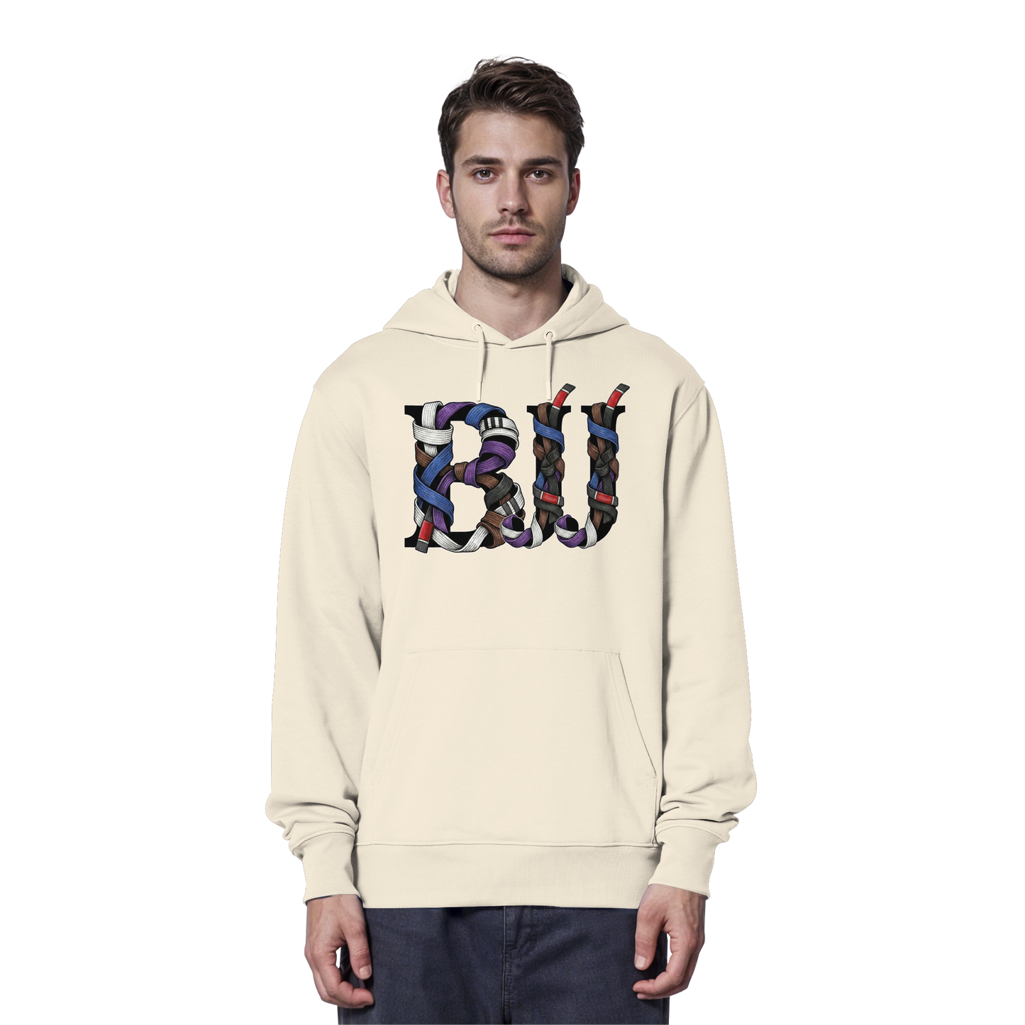 BJJ Belt Letters - Organic Hoodie