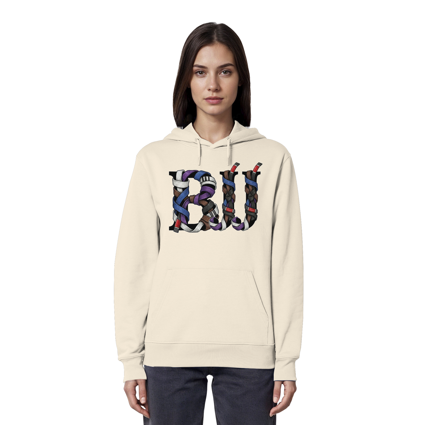 BJJ Belt Letters - Organic Hoodie