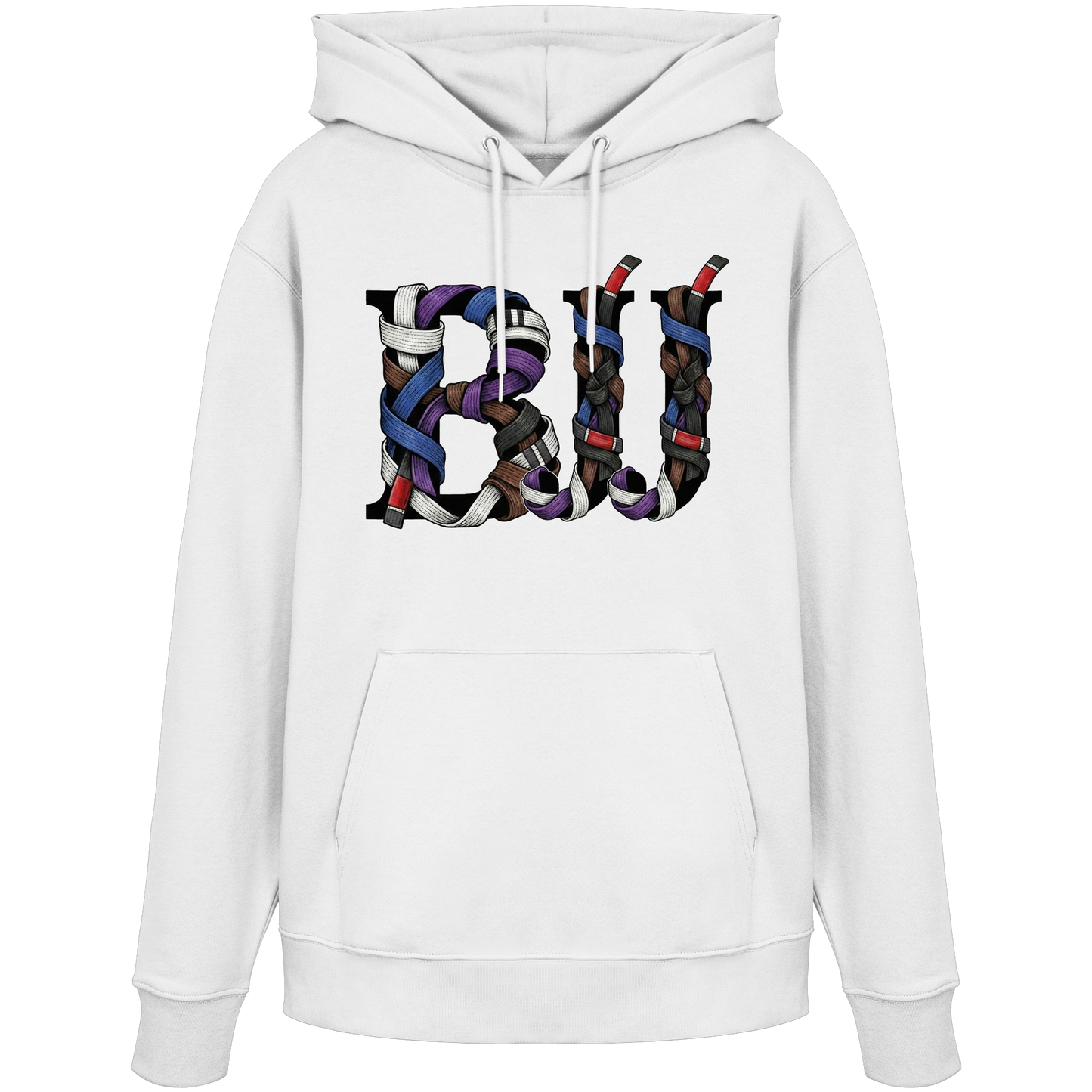 BJJ Belt Letters - Organic Hoodie