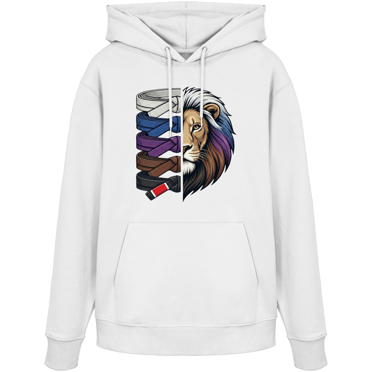 BJJ Lion Belt Stack - Organic Hoodie