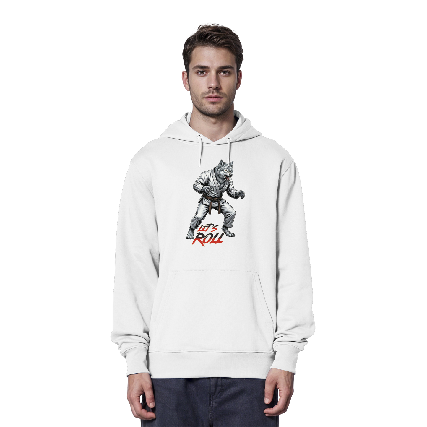 Wolf – Let’s Roll - Organic Hoodie