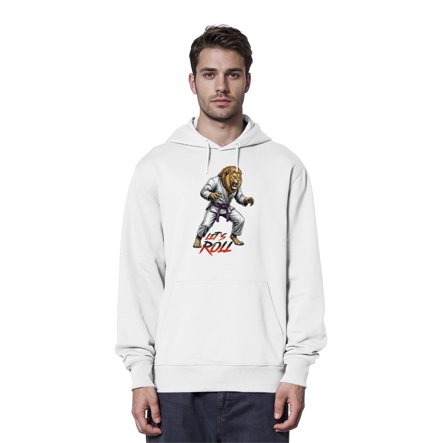 Lion – Let’s Roll - Organic Hoodie