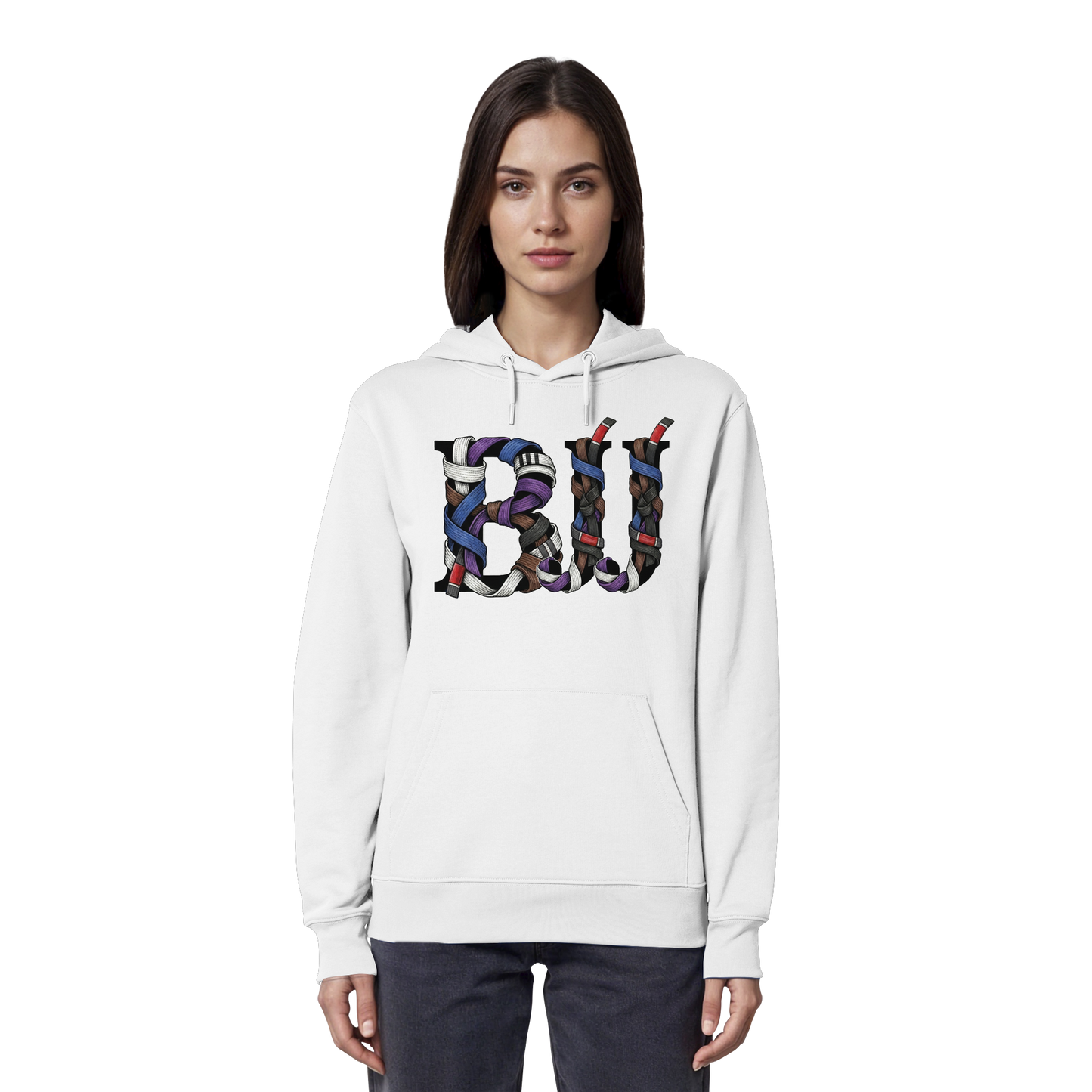 BJJ Belt Letters - Organic Hoodie
