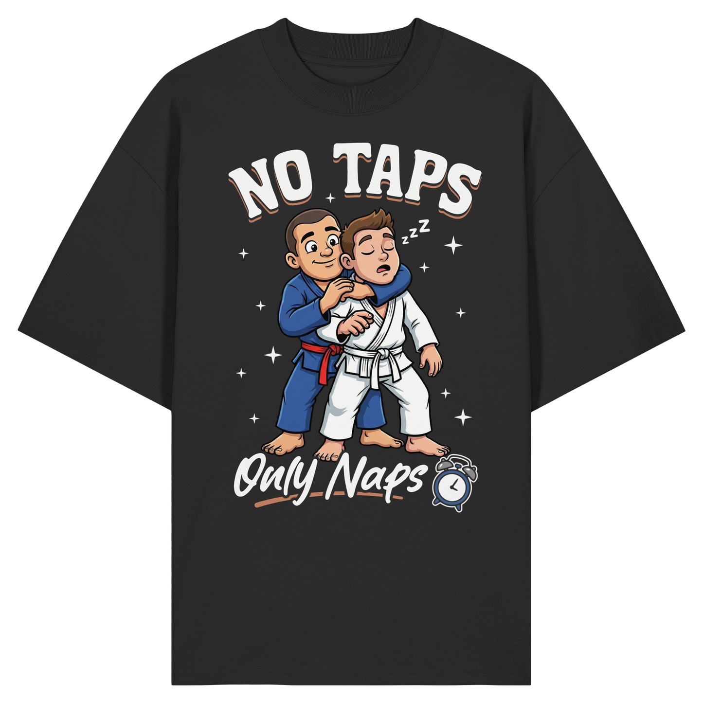 NO TAPS. ONLY NAPS. - Organic Oversize Shirt