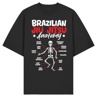 Brazilian Jiu-Jitsu Anatomy - Organic Oversize Shirt