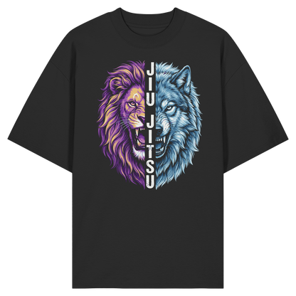 JIU-JITSU Lion x Wolf  - Organic Oversize Shirt
