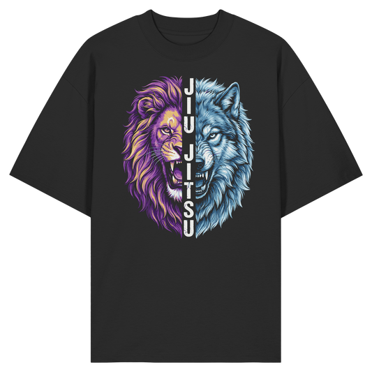 JIU-JITSU Lion x Wolf  - Organic Oversize Shirt