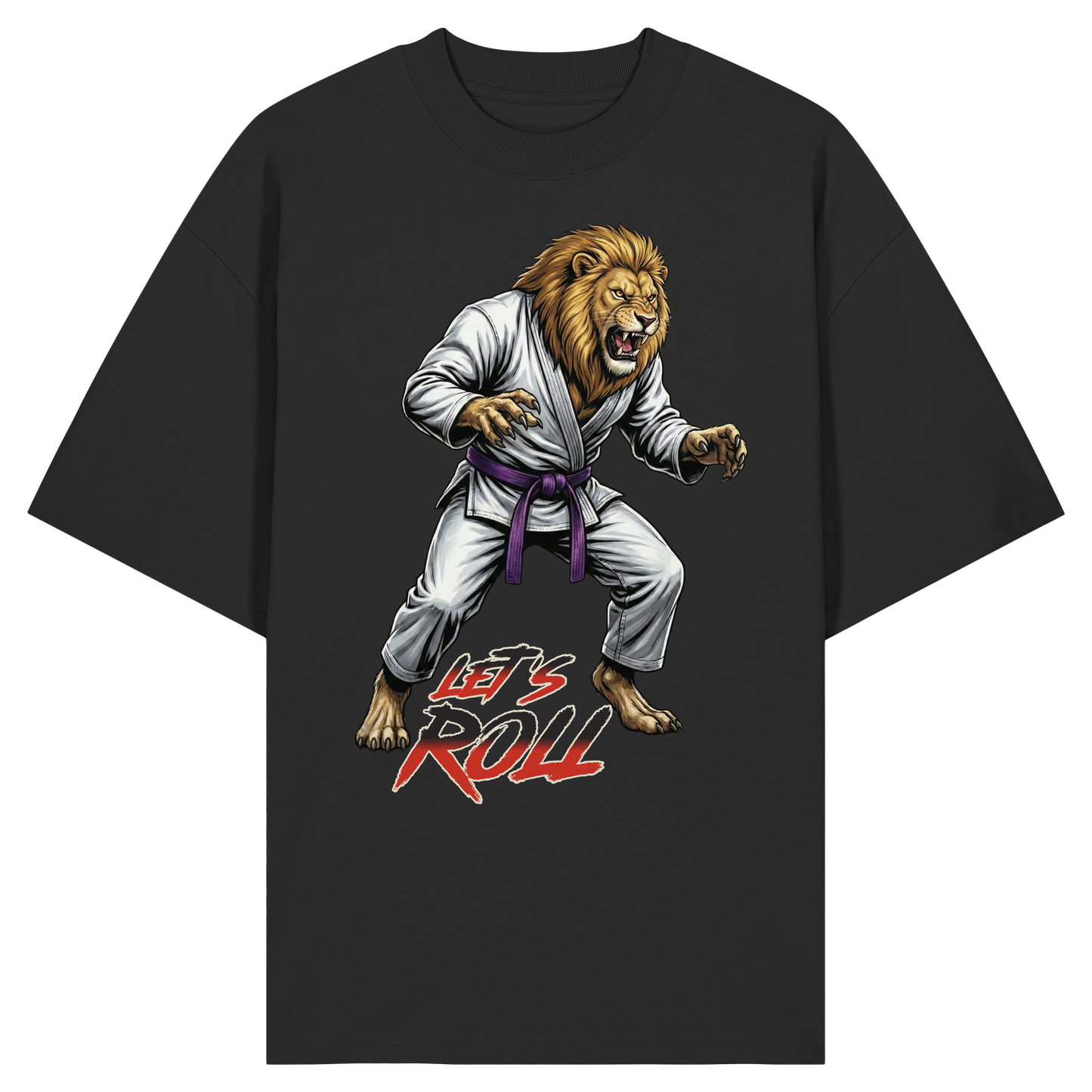 Lion – Let’s Roll - Organic Oversize Shirt