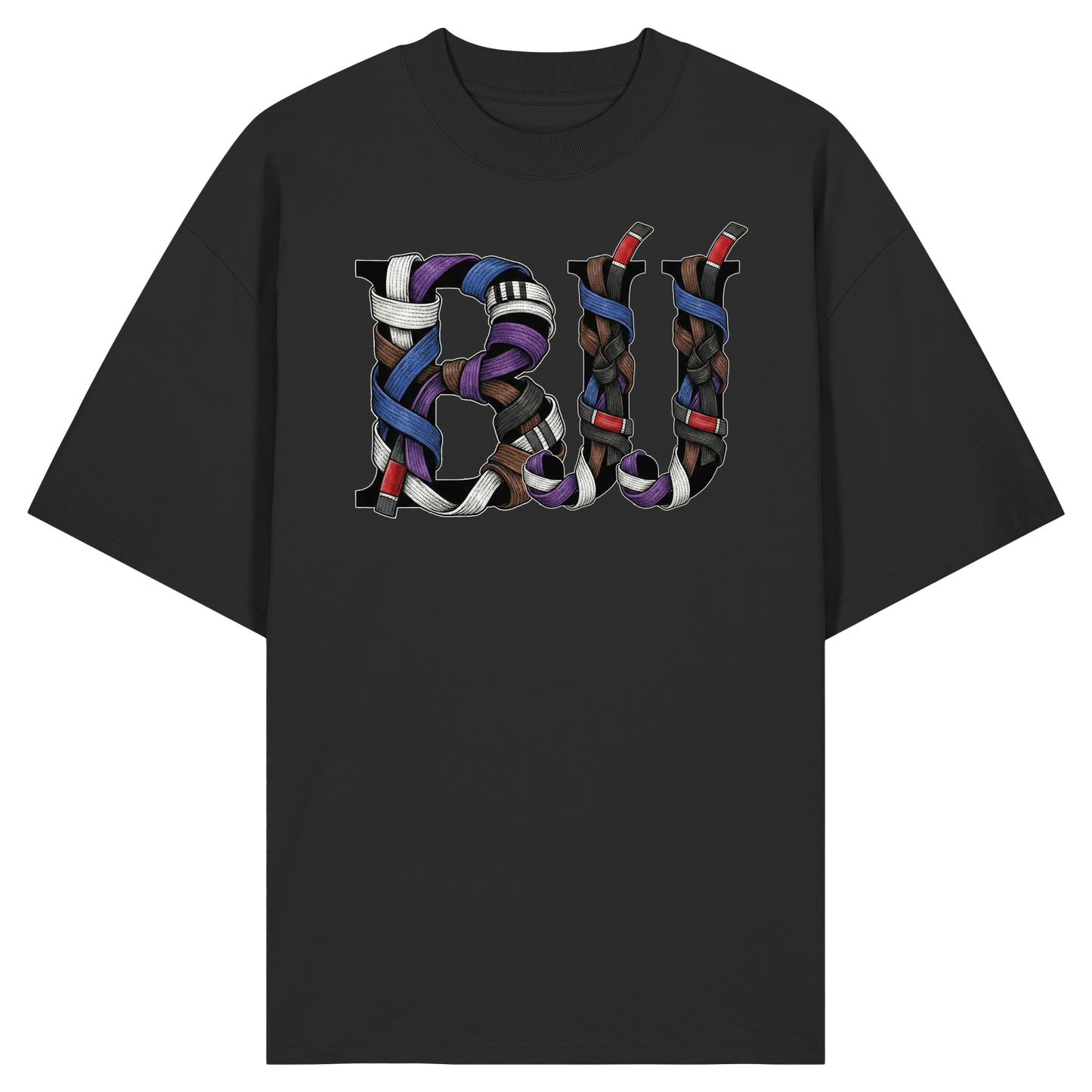 BJJ Belt Letters - Organic Oversize Shirt