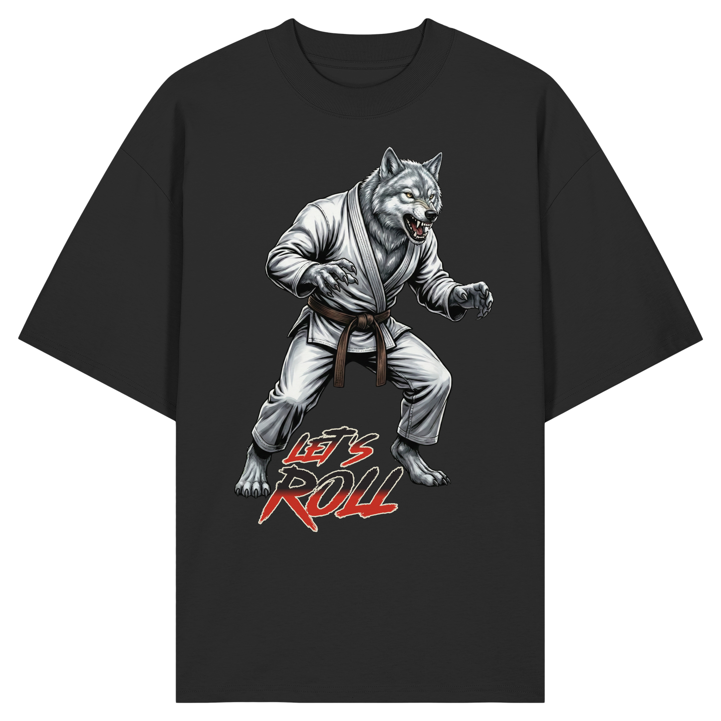 Wolf – Let’s Roll - Organic Oversize Shirt