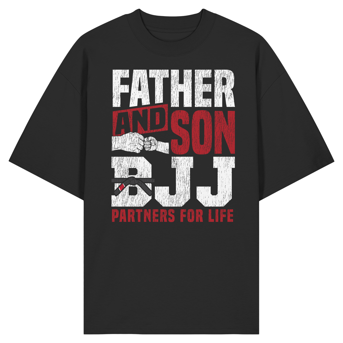 Father and Son BJJ – Partners for Life - Organic Oversize Shirt