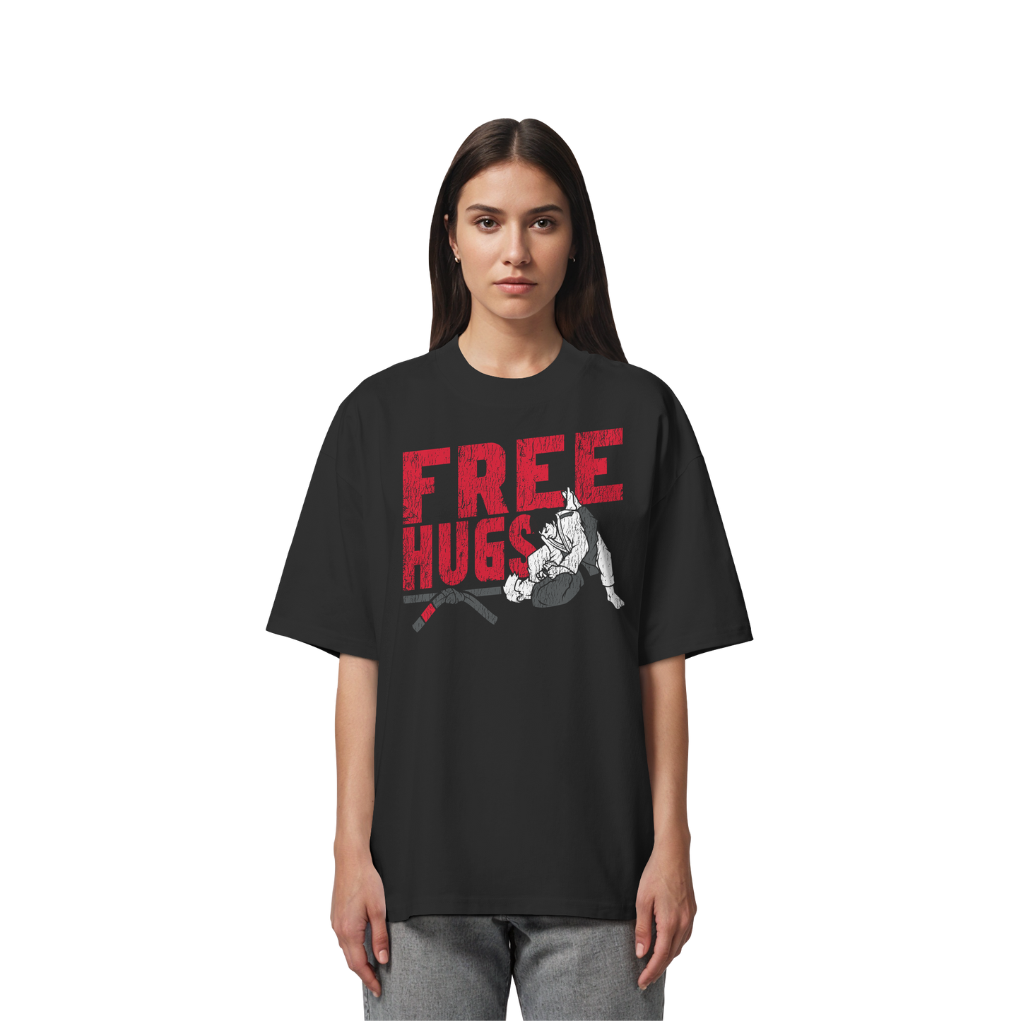FREE HUGS - Organic Oversize Shirt