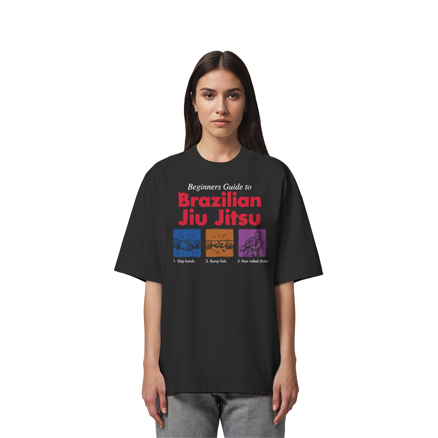 Beginners Guide to Brazilian Jiu-Jitsu - Organic Oversize Shirt