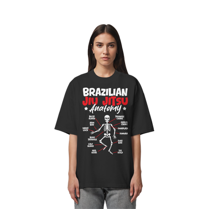 Brazilian Jiu-Jitsu Anatomy - Organic Oversize Shirt