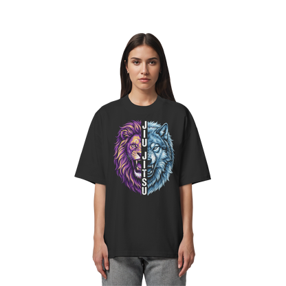 JIU-JITSU Lion x Wolf  - Organic Oversize Shirt