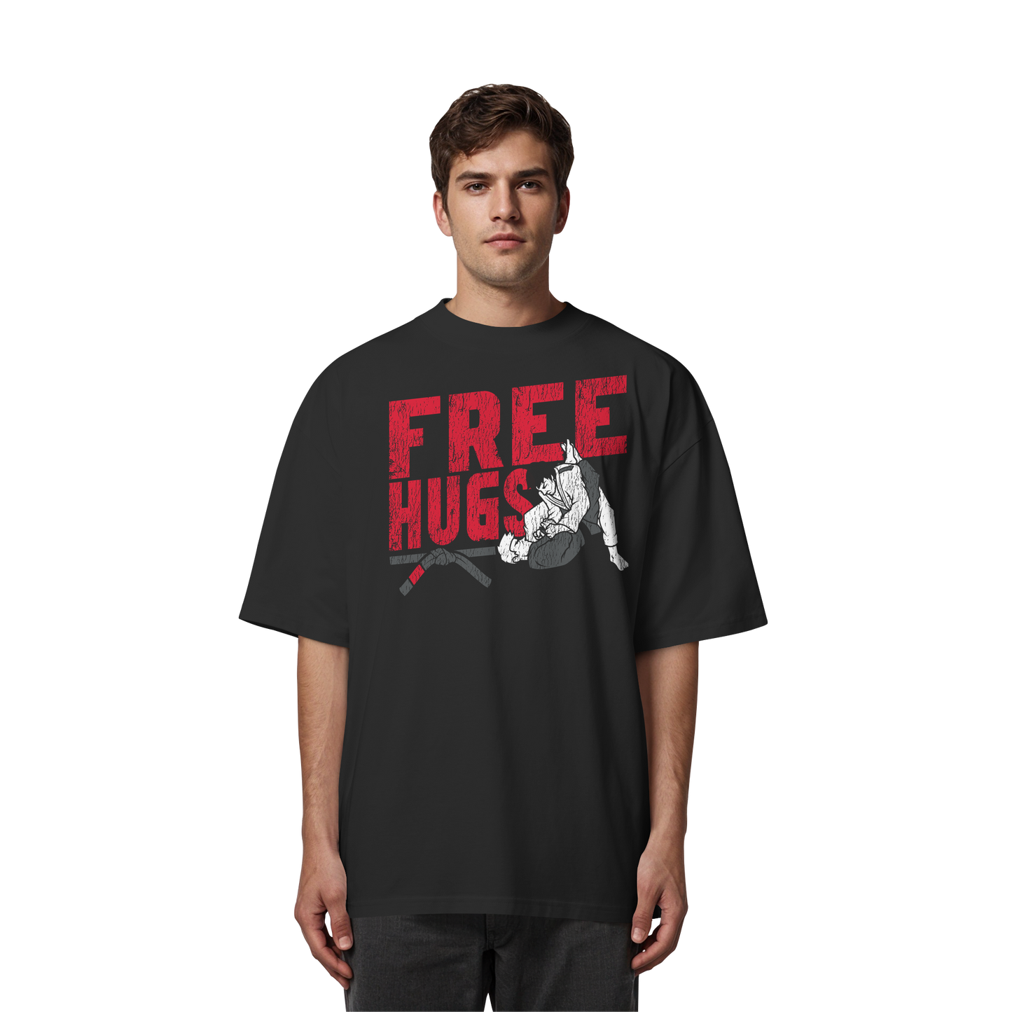 FREE HUGS - Organic Oversize Shirt
