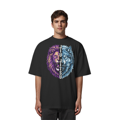 JIU-JITSU Lion x Wolf  - Organic Oversize Shirt