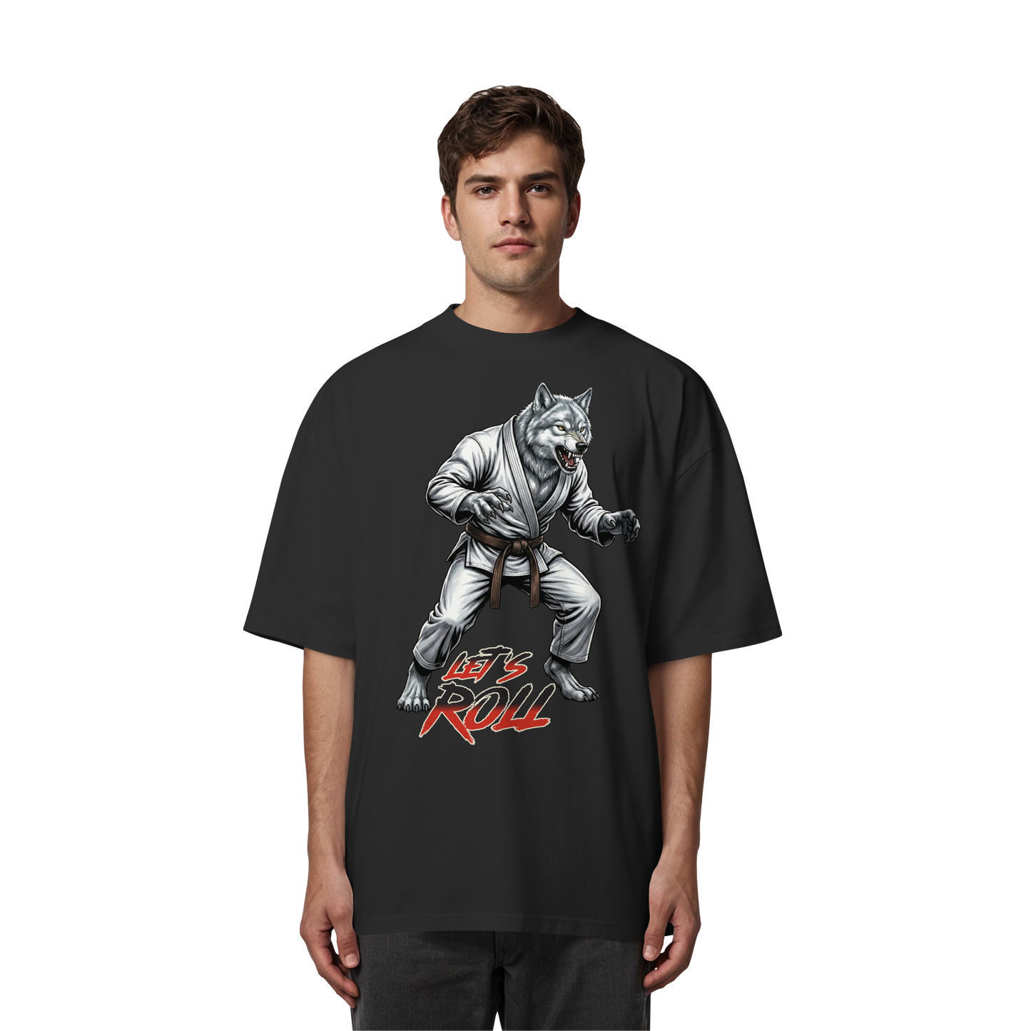 Wolf – Let’s Roll - Organic Oversize Shirt