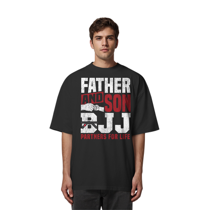 Father and Son BJJ – Partners for Life - Organic Oversize Shirt
