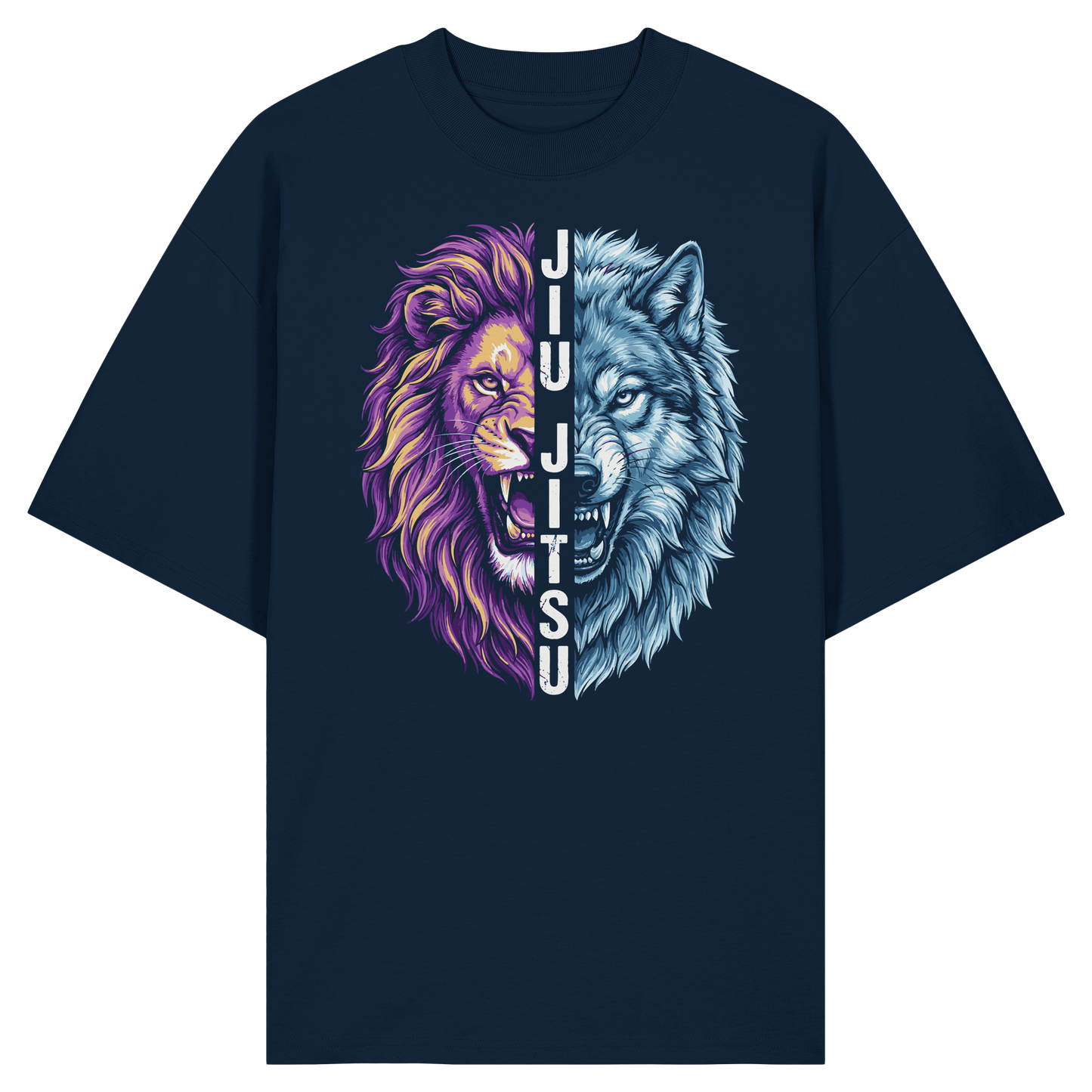 JIU-JITSU Lion x Wolf  - Organic Oversize Shirt