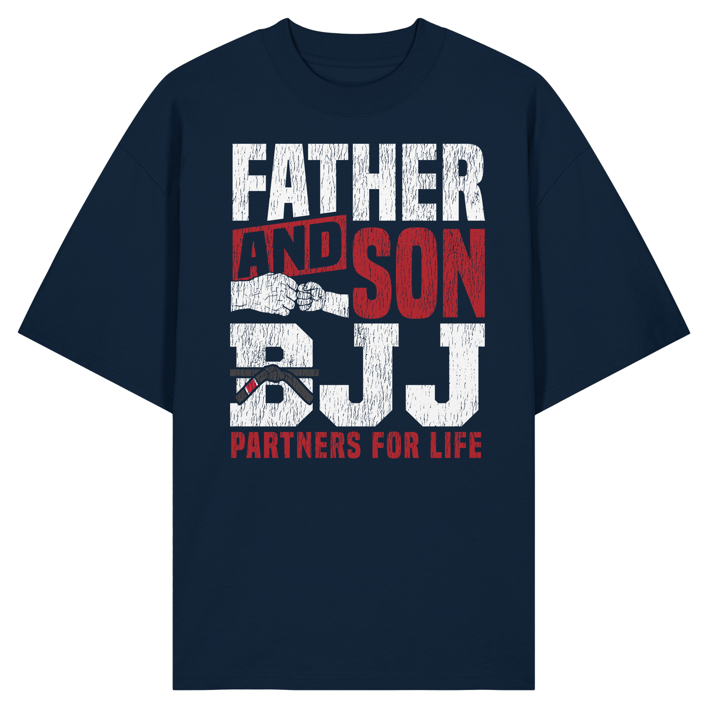 Father and Son BJJ – Partners for Life - Organic Oversize Shirt