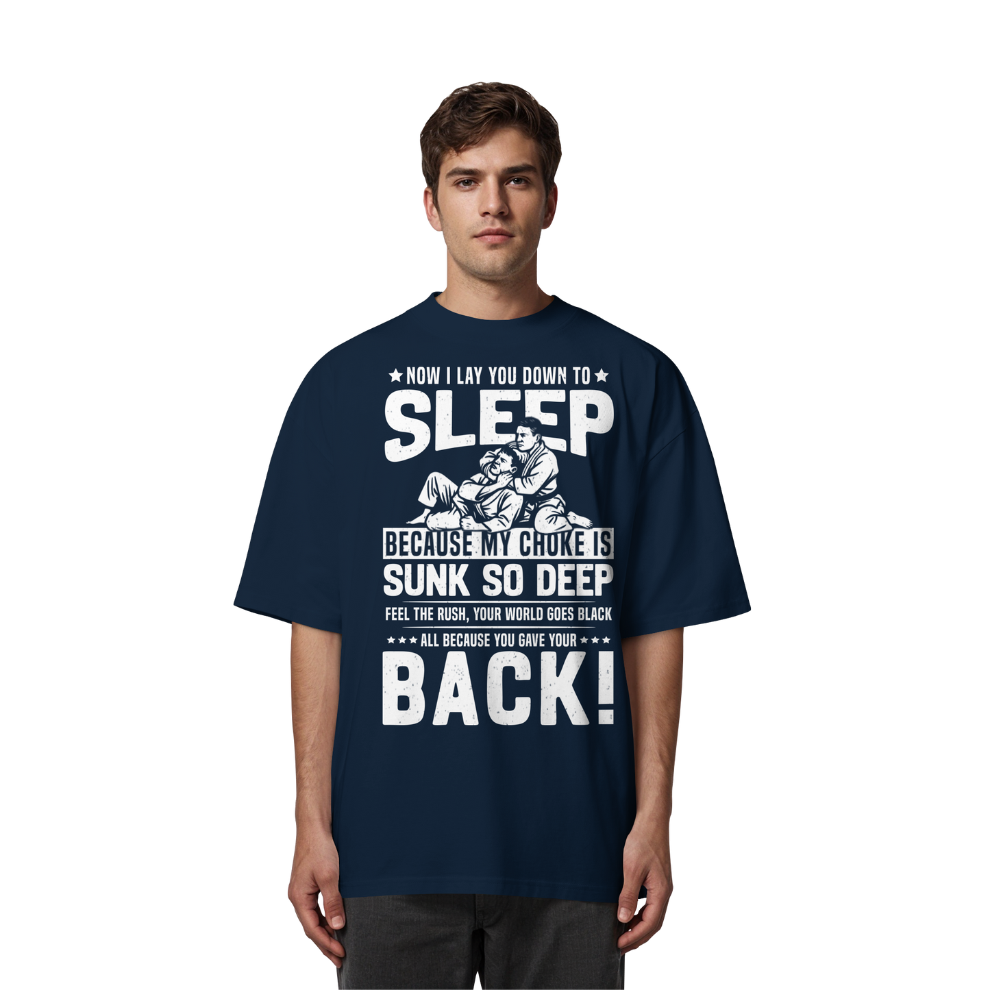 NOW I LAY YOU DOWN TO SLEEP - Organic Oversize Shirt