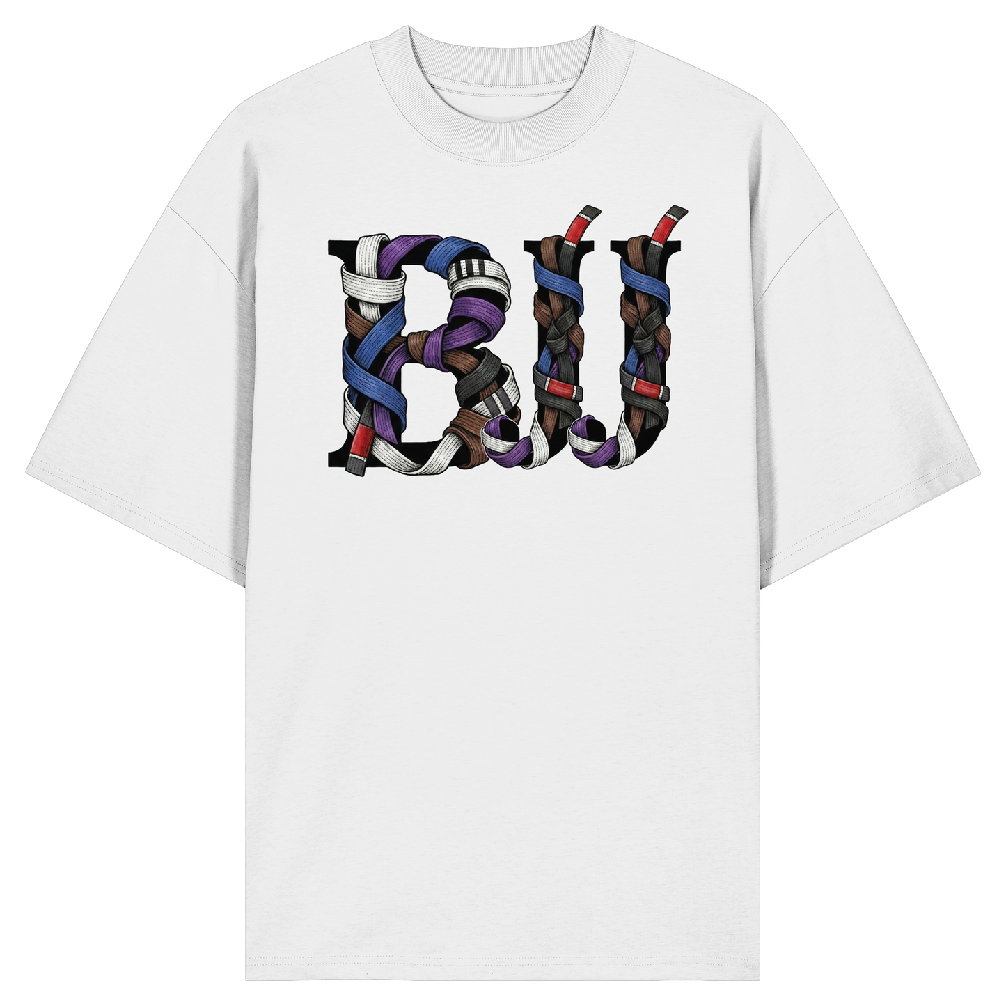 BJJ Belt Letters - Organic Oversize Shirt
