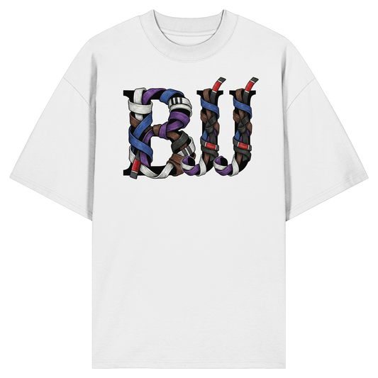 BJJ Belt Letters - Organic Oversize Shirt