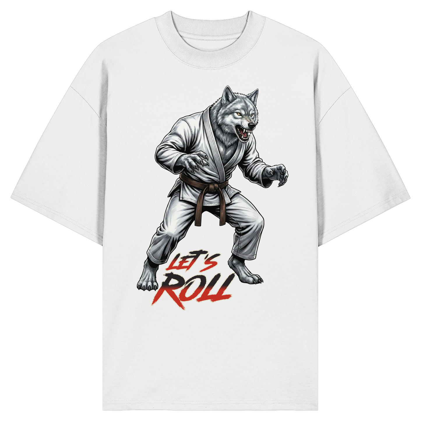 Wolf – Let’s Roll - Organic Oversize Shirt