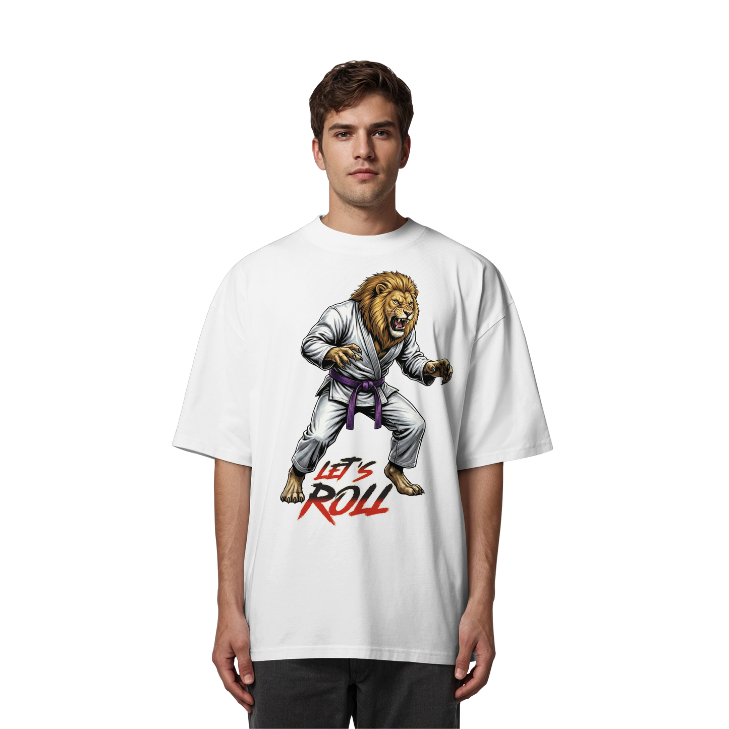Lion – Let’s Roll - Organic Oversize Shirt