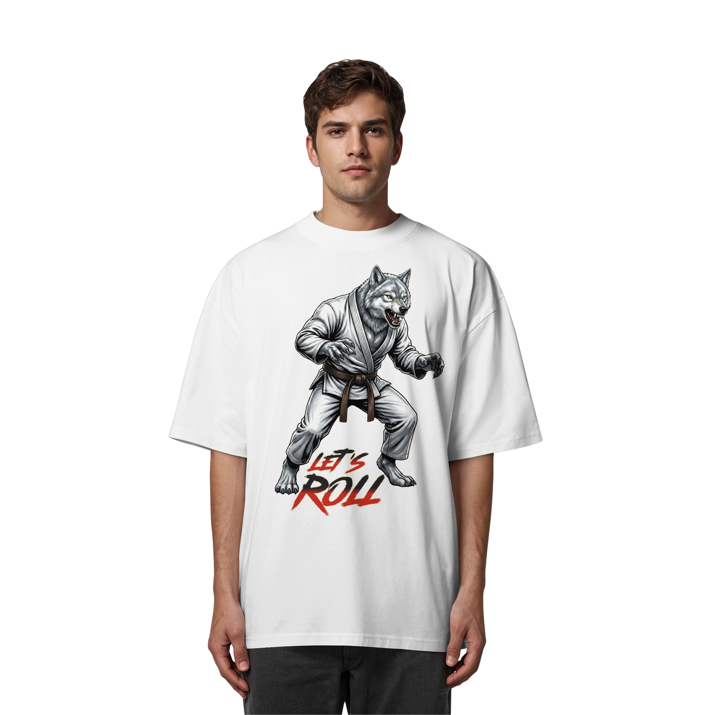Wolf – Let’s Roll - Organic Oversize Shirt