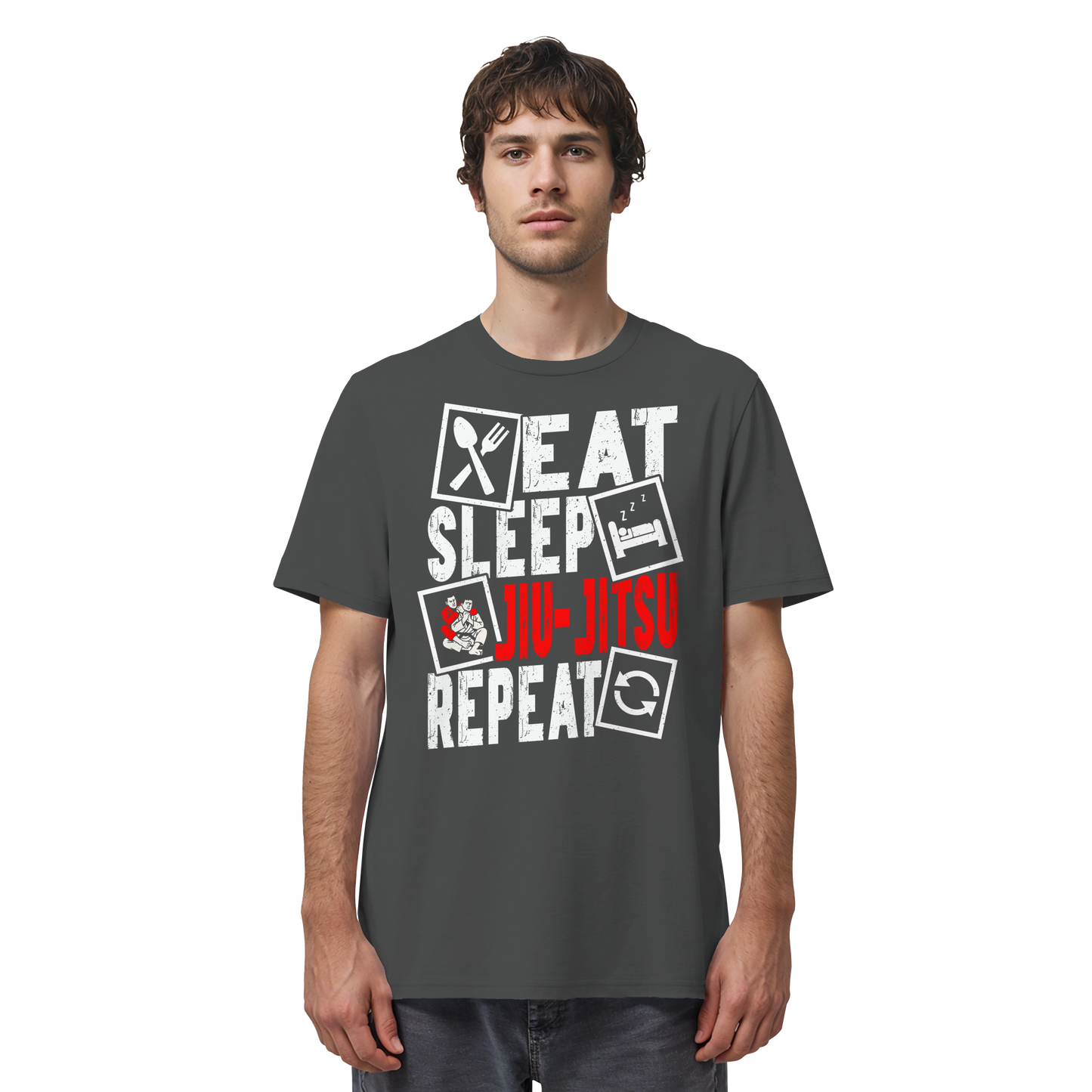 Eat Sleep Jiu-Jitsu Repeat - Organic Shirt