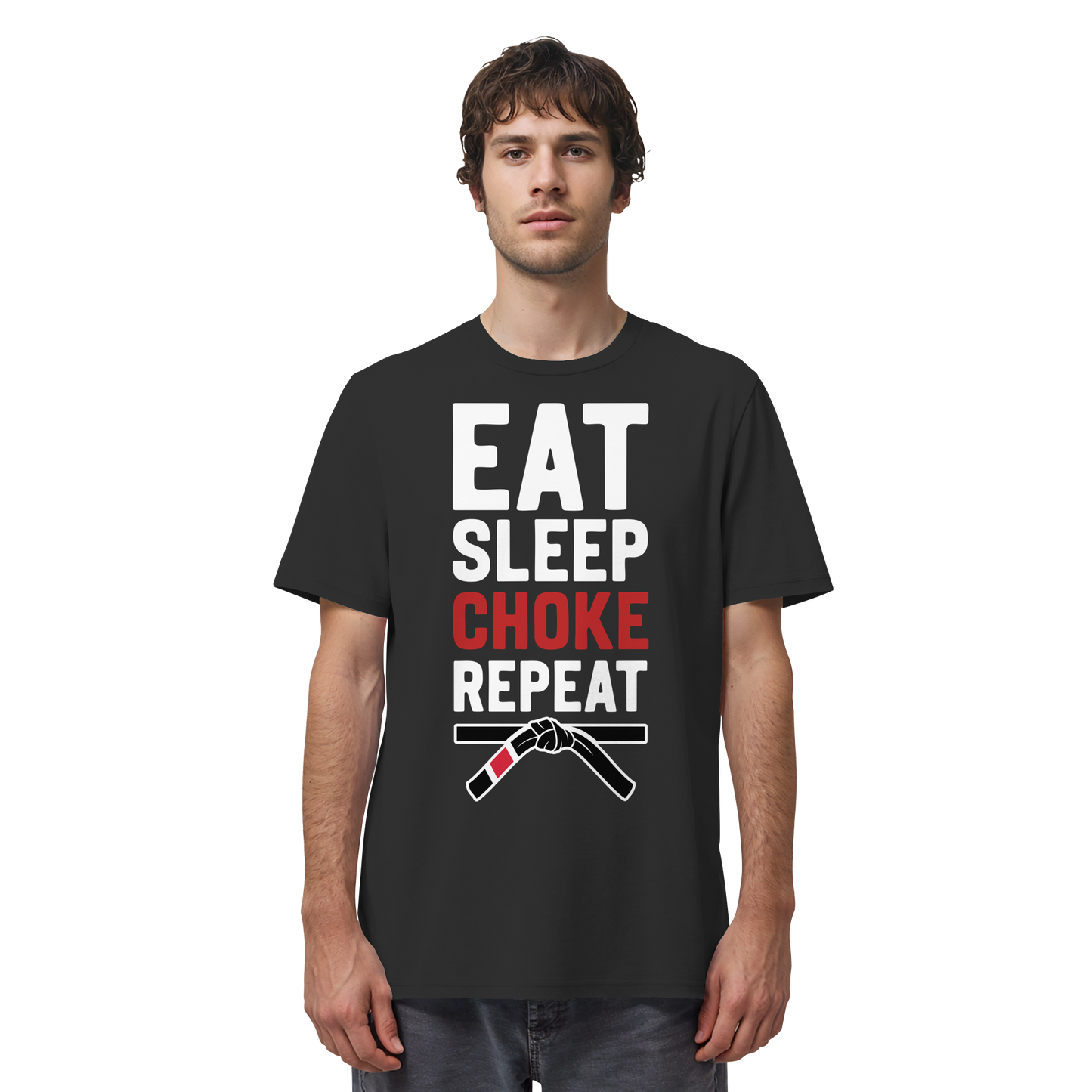 EAT. SLEEP. CHOKE. REPEAT. - Organic Shirt