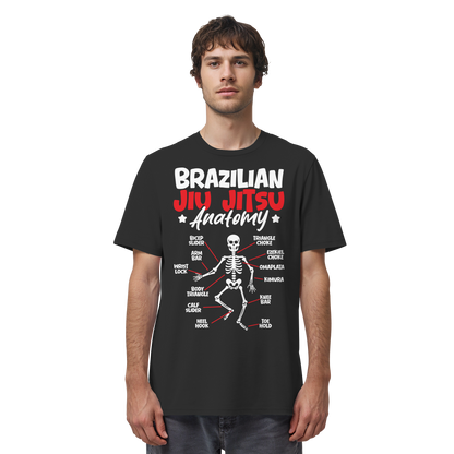 Brazilian Jiu-Jitsu Anatomy - Organic Shirt