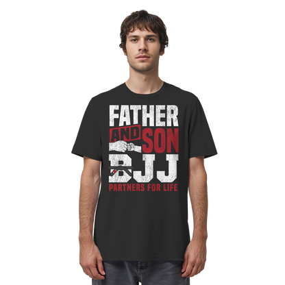 Father and Son BJJ – Partners for Life - Organic Shirt