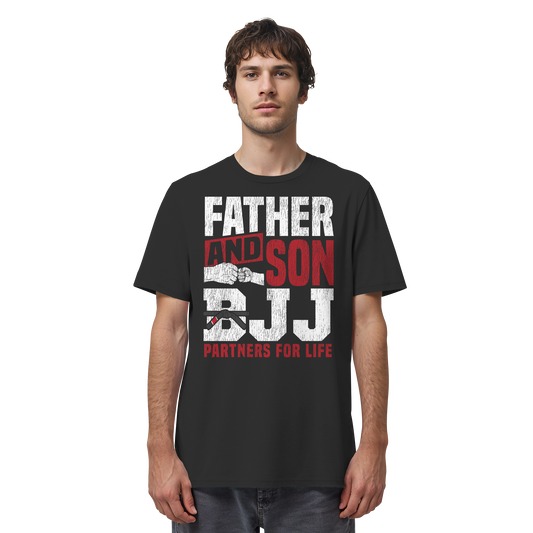 Father and Son BJJ – Partners for Life - Organic Shirt
