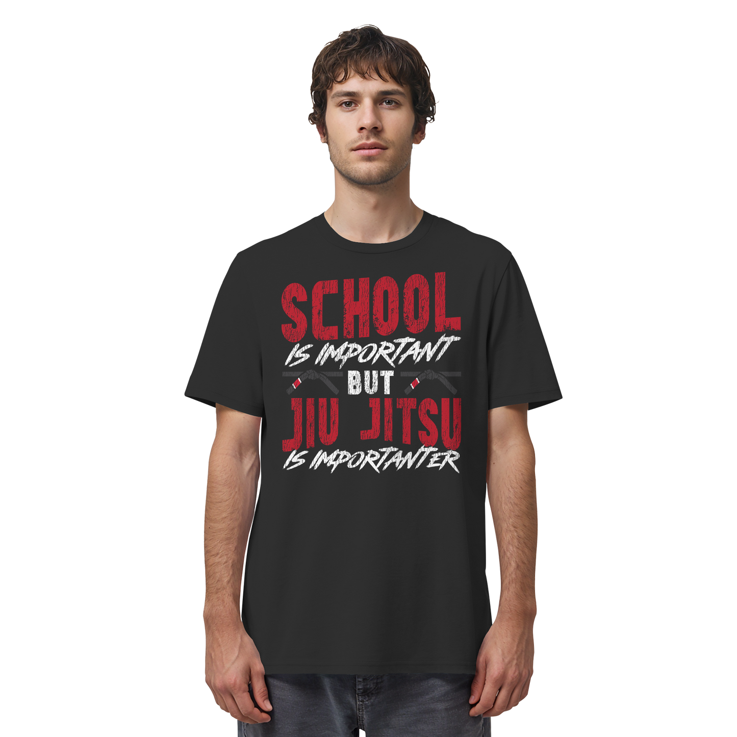 School is Important – But Jiu Jitsu is Importanter - Organic Shirt