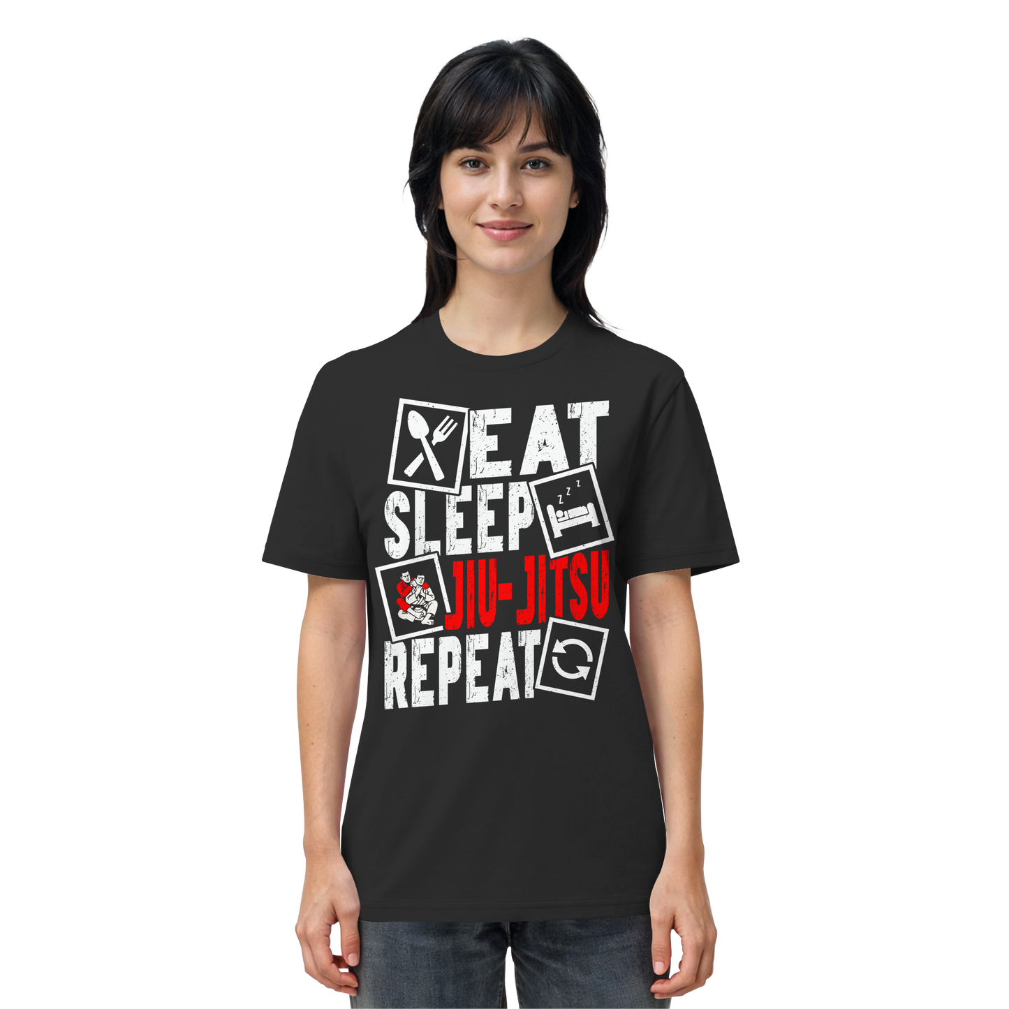 Eat Sleep Jiu-Jitsu Repeat - Organic Shirt