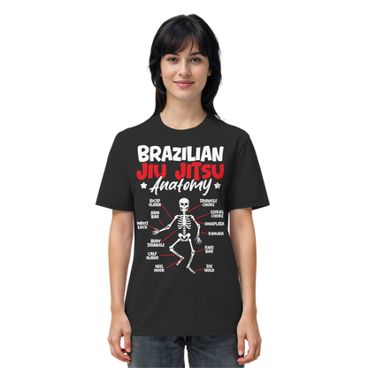 Brazilian Jiu-Jitsu Anatomy - Organic Shirt