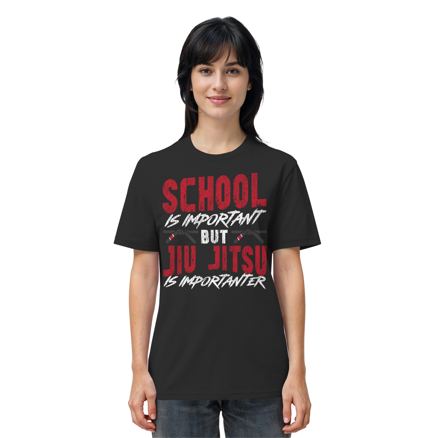 School is Important – But Jiu Jitsu is Importanter - Organic Shirt