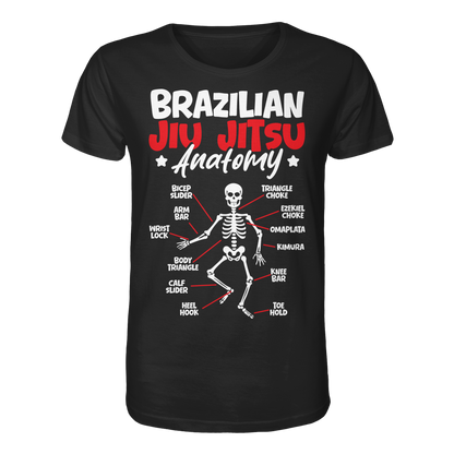 Brazilian Jiu-Jitsu Anatomy - Organic Shirt