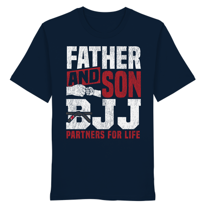 Father and Son BJJ – Partners for Life - Organic Shirt