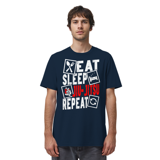 Eat Sleep Jiu-Jitsu Repeat - Organic Shirt
