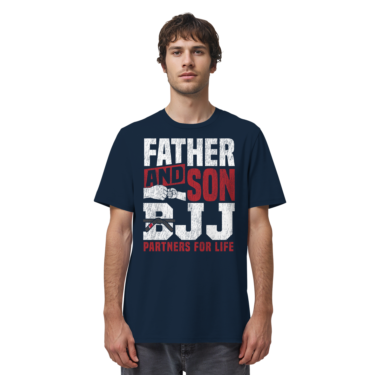 Father and Son BJJ – Partners for Life - Organic Shirt