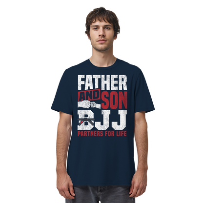 Father and Son BJJ – Partners for Life - Organic Shirt